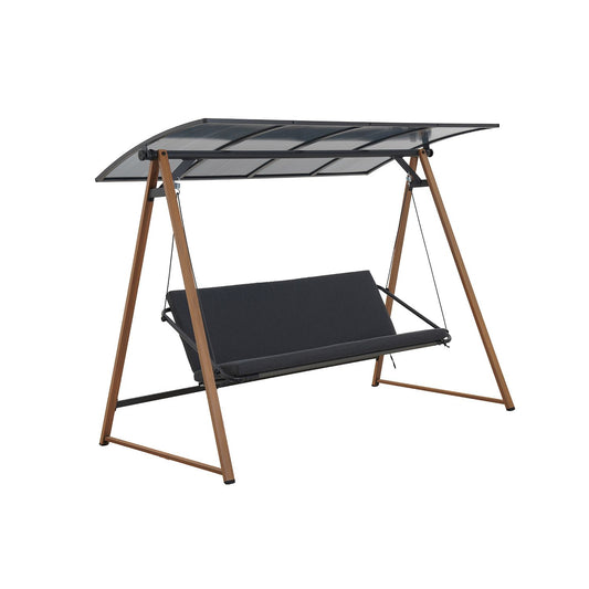 Garden Rocking Sofa East Montreuil | color: Brown/Grey | image: 1 | variant: 1006454