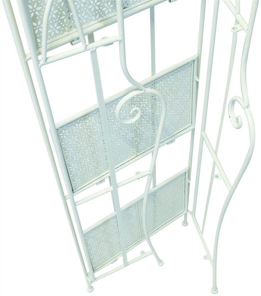 Garden Shelf East Chisinau | size: Width: 40cm, Height: 126cm | color: White | image: 3 | variant: 1006377