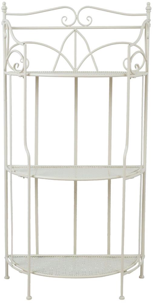 Garden Shelf East Chisinau | size: Width: 58cm, Height: 114cm | color: White | image: 2 | variant: 1006376
