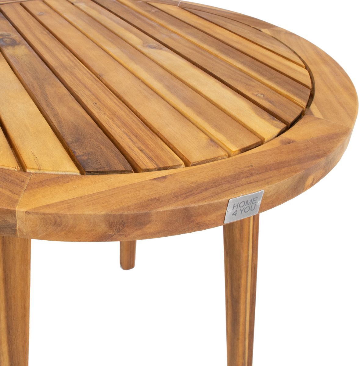 Garden Table Auckland | size: Height: 75cm, Diameter: 70cm | color: Brown | image: 3 | variant: 1005621