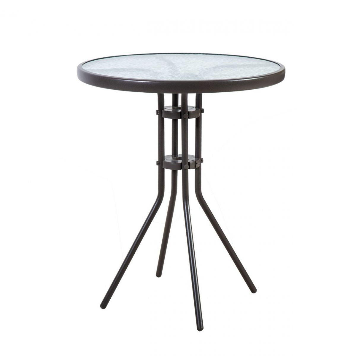 Garden Table Bracknell | size: Length: 60cm, Width: 60cm, Height: 70cm, Diameter: 60cm | color: Brown | image: 1 | variant: 1004868
