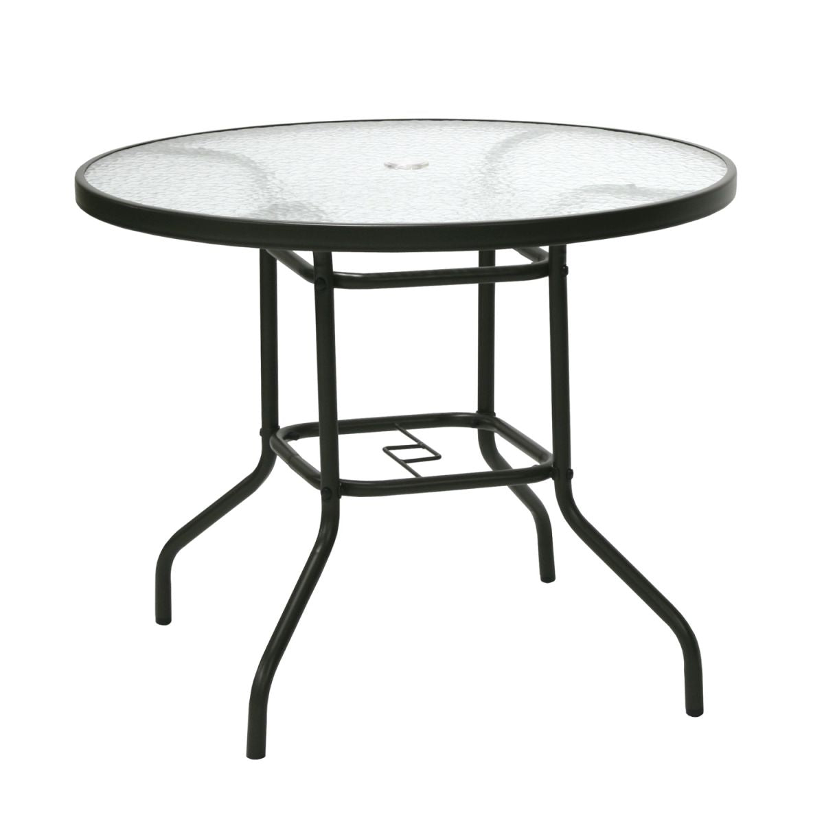 Garden Table Bracknell | size: Length: 90cm, Width: 90cm, Height: 71cm, Diameter: 90cm | color: Brown | image: 1 | variant: 1004874