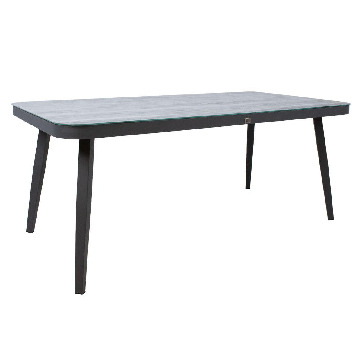 Garden Table East Newbury | size: Length: 180cm, Width: 90cm, Height: 74cm | color: Gray | image: 1 | variant: 1005167