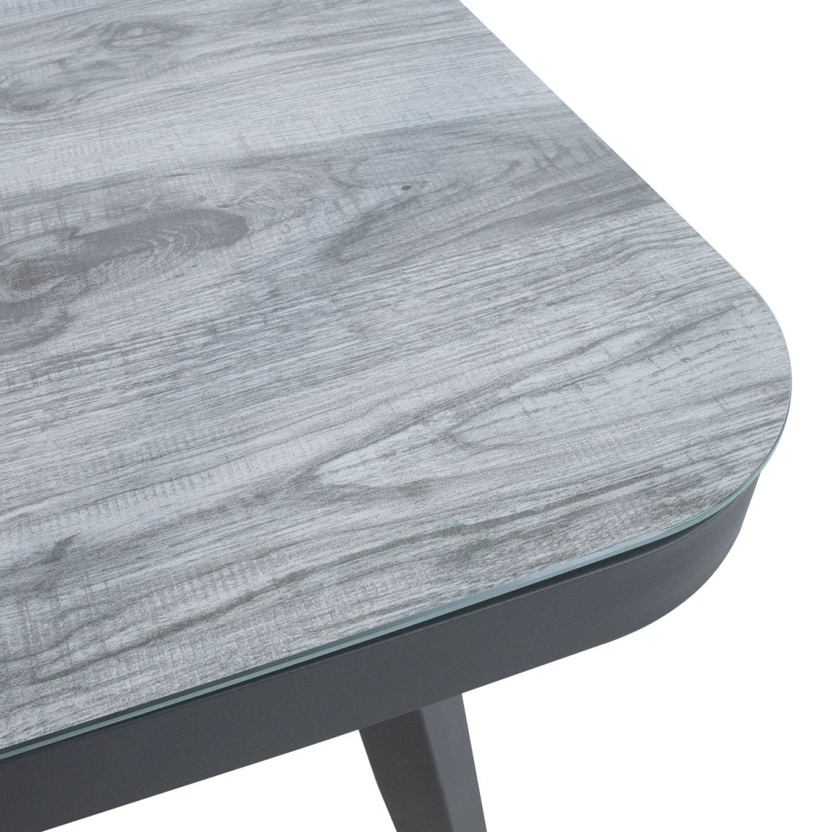 Garden Table East Newbury | size: Length: 180cm, Width: 90cm, Height: 74cm | color: Gray | image: 4 | variant: 1005167