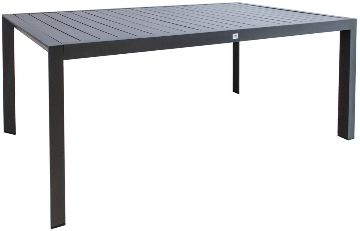 Garden Table East Peebles | size: Length: 176cm, Width: 100cm, Height: 73cm | color: Gray | image: 1 | variant: 1005626