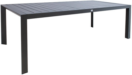 Garden Table East Peebles | size: Length: 216cm, Width: 100cm, Height: 73cm | color: Gray | image: 1 | variant: 1005627