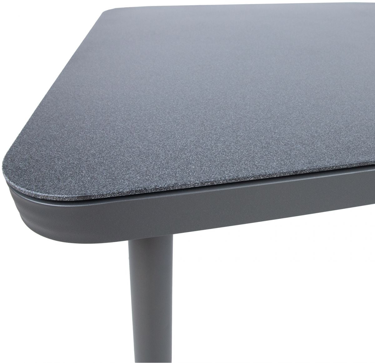 Garden Table East Pitlochry | size: Length: 90cm, Width: 90cm, Height: 75cm | color: Gray | image: 3 | variant: 1005616