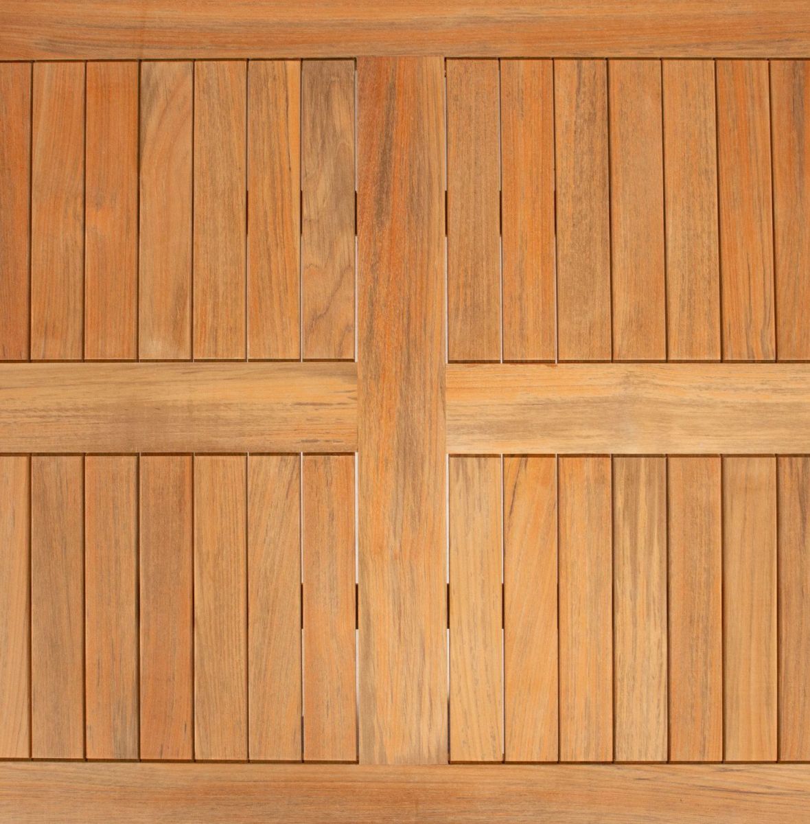 Garden Table East St Davids | size: Length: 220cm, Width: 100cm, Height: 75cm | color: Brown | image: 3 | variant: 1005617