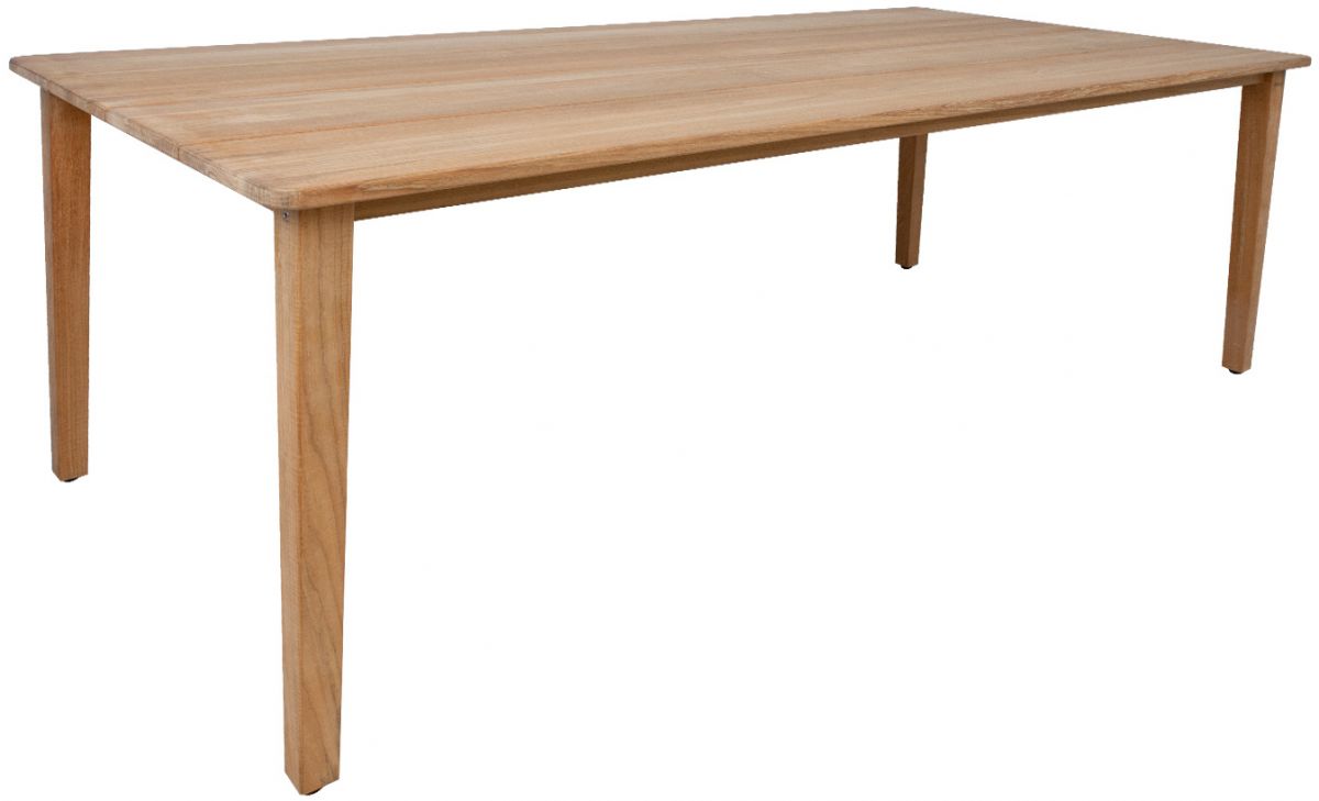 Garden Table Fredrikstad | size: Length: 220cm, Width: 100cm, Height: 75cm | color: Brown | image: 1 | variant: 1005622
