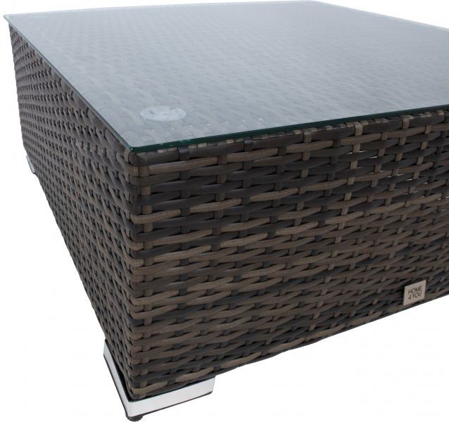 Garden Table Newbury | size: Length: 71cm, Width: 71cm, Height: 30cm | color: Brown | image: 1 | variant: 1000602