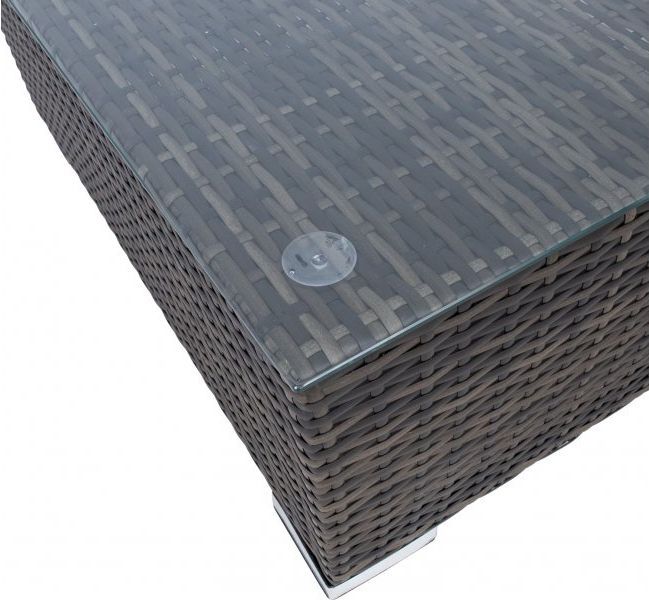 Garden Table Newbury | size: Length: 71cm, Width: 71cm, Height: 30cm | color: Brown | image: 2 | variant: 1000602