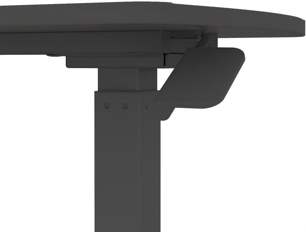 Height Adjustable Desk Bologna | size: Length: 40cm, Width: 70cm, Height: 106cm | color: Black / Black | image: 2 | variant: 1005966