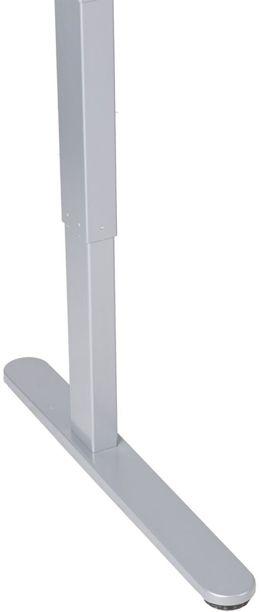 Height Adjustable Desk Bologna | size: Length: 70cm, Width: 140cm, Height: 121cm | color: Maple / Gray | image: 3 | variant: 1001511