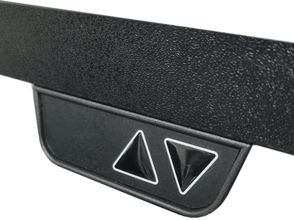 Height Adjustable Desk East Canterbury | size: Length: 70cm, Width: 120cm, Height: 129.1cm | color: White / Gray | image: 2 | variant: 1004654