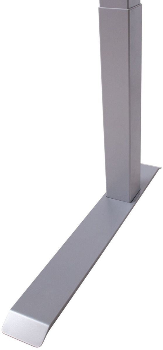 Height Adjustable Desk Penarth | size: Length: 70cm, Width: 140cm, Height: 126cm | color: Oak / Gray | image: 7 | variant: 1005924