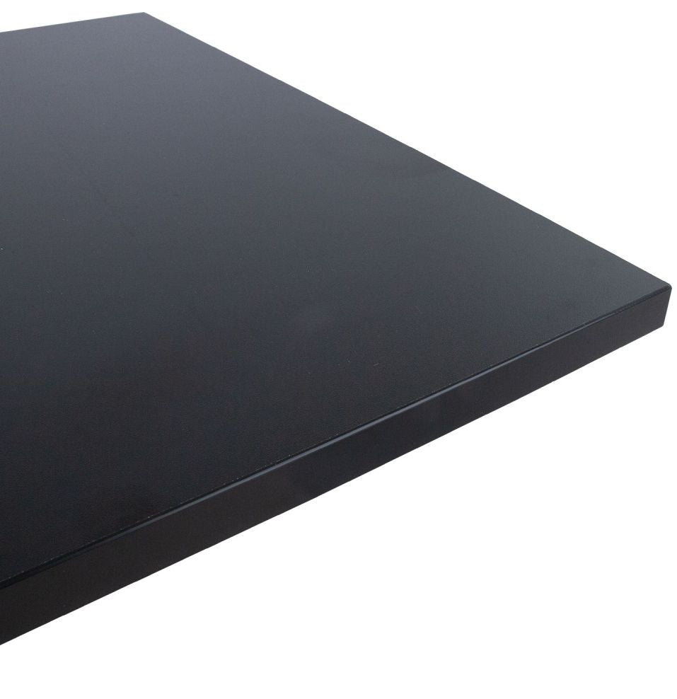 Height Adjustable Desk Top Bologna | size: Length: 140cm, Width: 80cm | color: Black | image: 2 | variant: 1001725