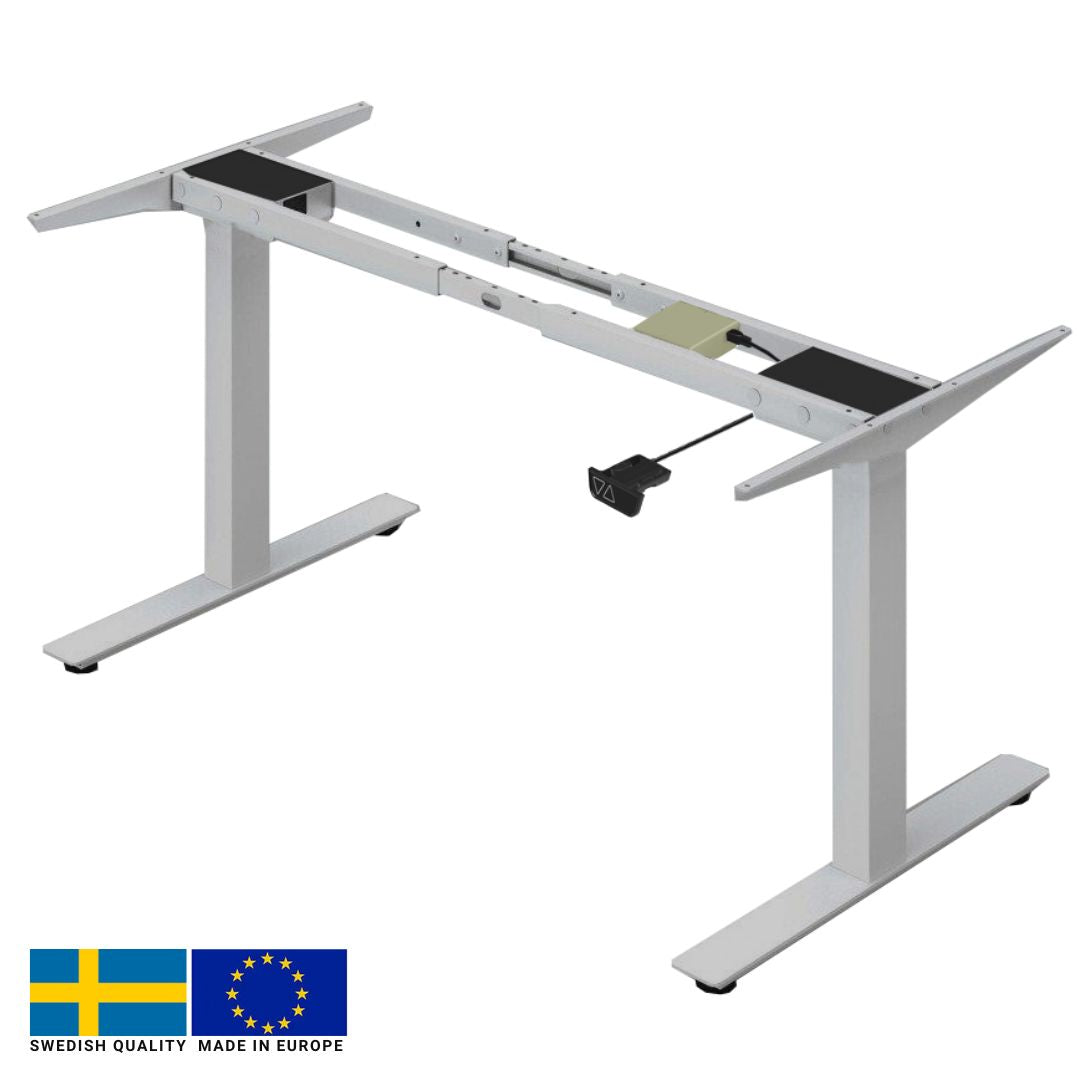 Height Adjustable Table Legs Leatherhead | color: Gray | image: 1 | variant: 1004756
