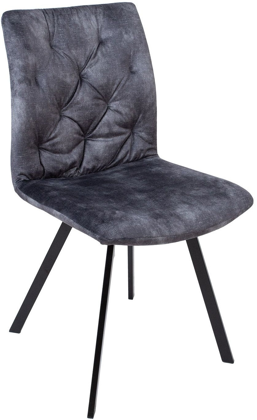 Kitchen Chair Afton | size: Width: 46cm, Height: 87cm, Depth: 59cm | color: Gray | image: 0 | variant: 1003508
