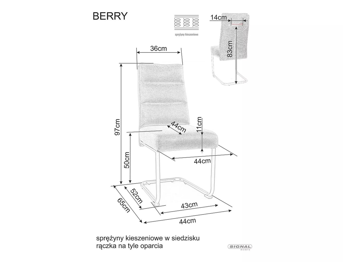 Kitchen Chair Darwin | size: Width: 44cm, Height: 97cm, Depth: 44cm | color: Gray | image: 4 | variant: 1003941