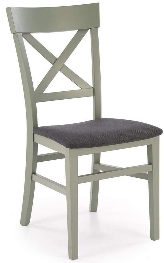 Kitchen Chair Dijon | size: Width: 45cm, Height: 90cm, Depth: 49cm | color: Black/Green | image: 0 | variant: 1002606