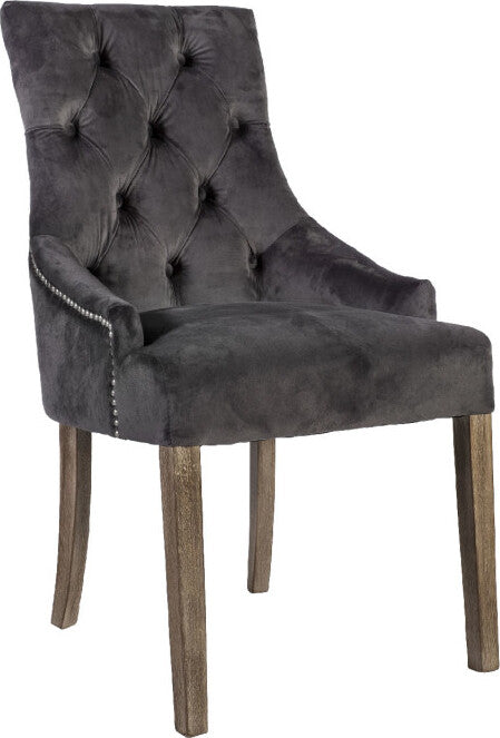 Kitchen Chair East Berkhamsted | size: Width: 53cm, Height: 94cm, Depth: 63cm | color: Gray | image: 1 | variant: 1005316