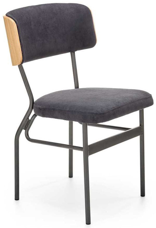 Kitchen Chair East Brackley | size: Width: 50cm, Height: 82cm, Depth: 53cm | color: Black | image: 1 | variant: 1007463