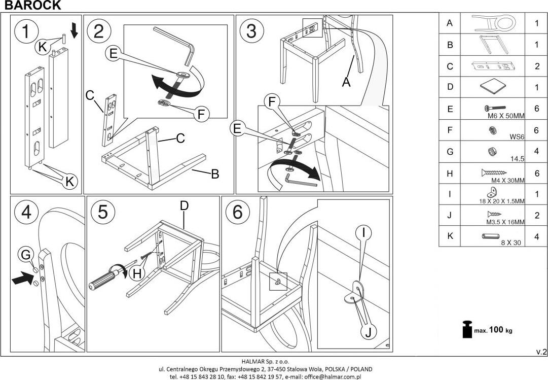 Kitchen Chair East Castleford | size: Width: 45cm, Height: 93cm, Depth: 51cm | color: Gray | image: 9 | variant: 1006964