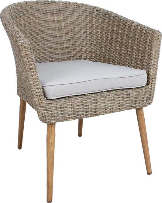 Kitchen Chair East Lausanne | size: Width: 61cm, Height: 76cm, Depth: 62cm | color: Beige | image: 1 | variant: 1005731