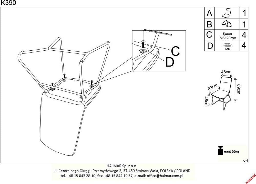 Kitchen Chair East Rochdale | size: Width: 46cm, Height: 90cm, Depth: 60cm | color: Gray | image: 10 | variant: 1006986