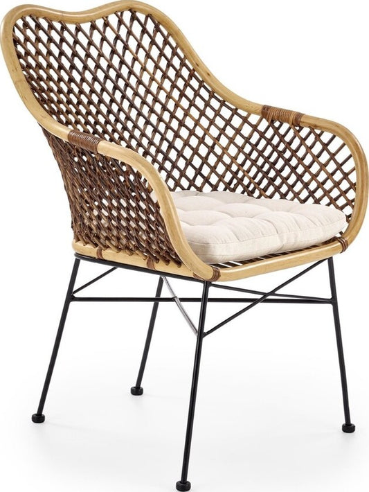 Kitchen Chair East St Helens | size: Width: 64cm, Height: 89cm, Depth: 64cm | color: Beige | image: 1 | variant: 1006993