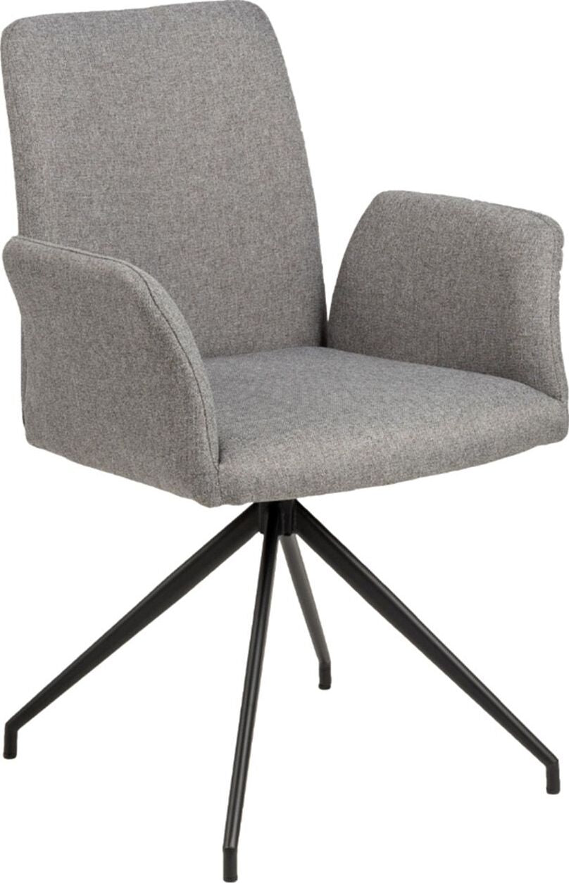 Kitchen Chair Faversham | size: Width: 59cm, Height: 88cm, Depth: 59cm | color: Gray | image: 1 | variant: 1000880