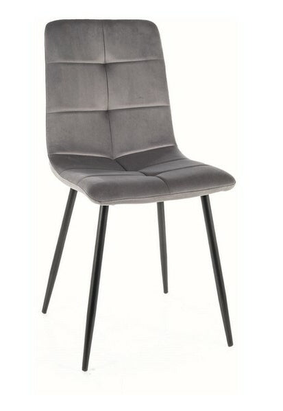 Kitchen Chair Fukuoka | size: Width: 45cm, Height: 91cm, Depth: 39cm | color: Gray | image: 0 | variant: 1003865