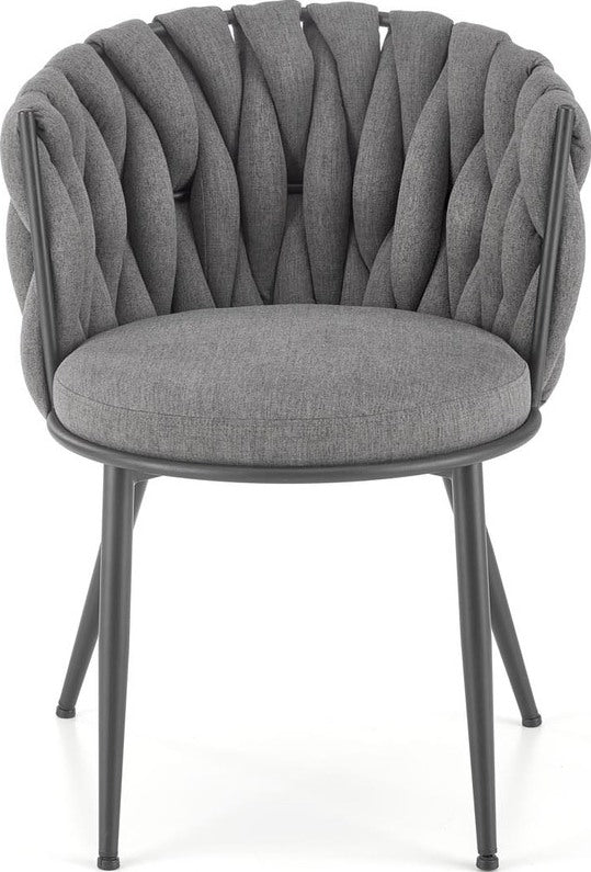 Kitchen Chair Gijon | size: Width: 57cm, Height: 79cm, Depth: 60cm | color: Gray | image: 1 | variant: 1002510