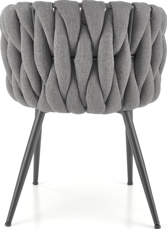 Kitchen Chair Gijon | size: Width: 57cm, Height: 79cm, Depth: 60cm | color: Gray | image: 2 | variant: 1002510