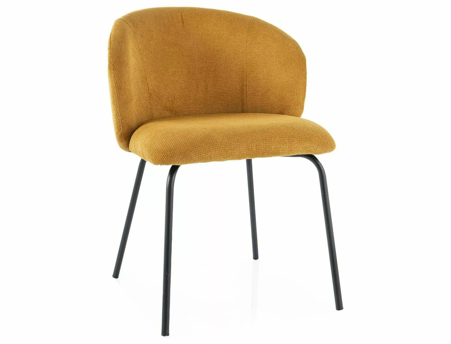 Kitchen Chair Indianapolis | size: Width: 57cm, Height: 79cm, Depth: 44cm | color: Yellow | image: 2 | variant: 1003831