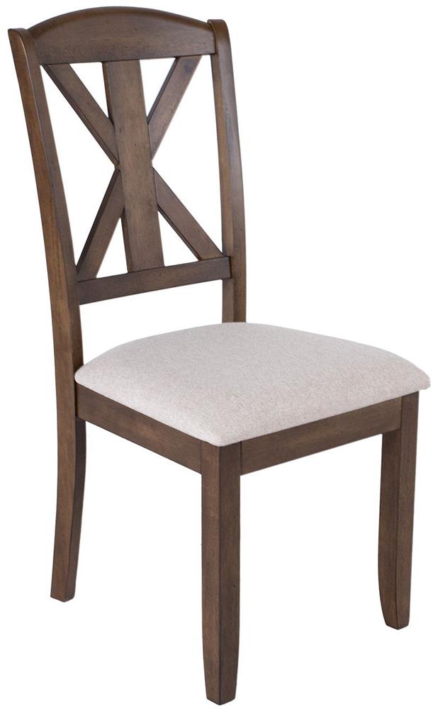 Kitchen Chair James | size: Width: 47cm, Height: 99cm, Depth: 55cm | color: Brown | image: 1 | variant: 1017020