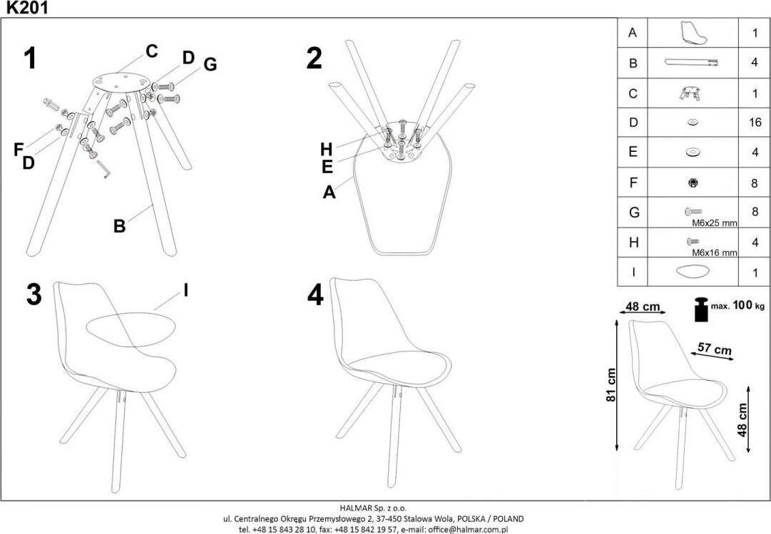 Kitchen Chair Maardu | size: Width: 48cm, Height: 81cm, Depth: 57cm | color: Black | image: 4 | variant: 1002164