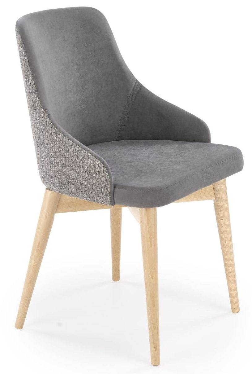 Kitchen Chair Malaga | size: Width: 50cm, Height: 79cm, Depth: 53cm | color: Gray | image: 0 | variant: 1003879