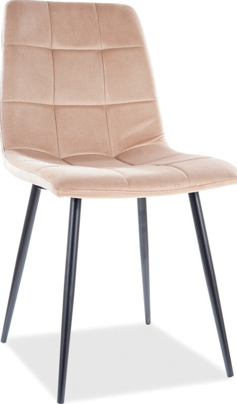 Kitchen Chair Medina | size: Width: 47cm, Height: 87cm, Depth: 41cm | color: Beige | image: 1 | variant: 1003673