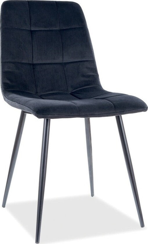 Kitchen Chair Medina | size: Width: 47cm, Height: 87cm, Depth: 41cm | color: Black | image: 1 | variant: 1003670