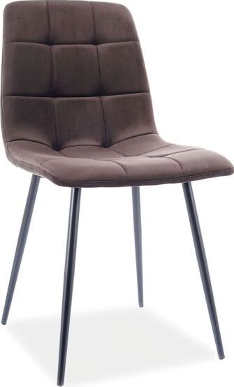 Kitchen Chair Medina | size: Width: 47cm, Height: 87cm, Depth: 41cm | color: Brown | image: 1 | variant: 1003674