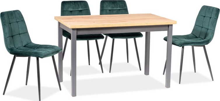 Kitchen Chair Medina | size: Width: 47cm, Height: 87cm, Depth: 41cm | color: Green | image: 2 | variant: 1003668