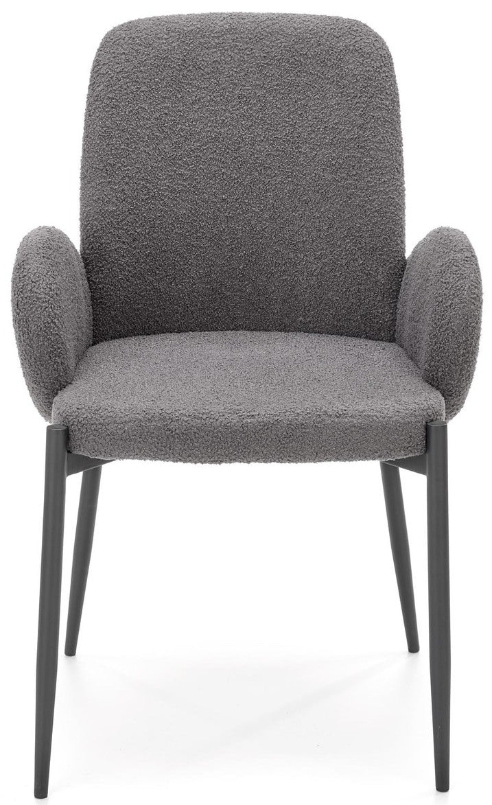 Kitchen Chair Metz | size: Width: 58cm, Height: 89cm, Depth: 58cm | color: Gray | image: 6 | variant: 1002644