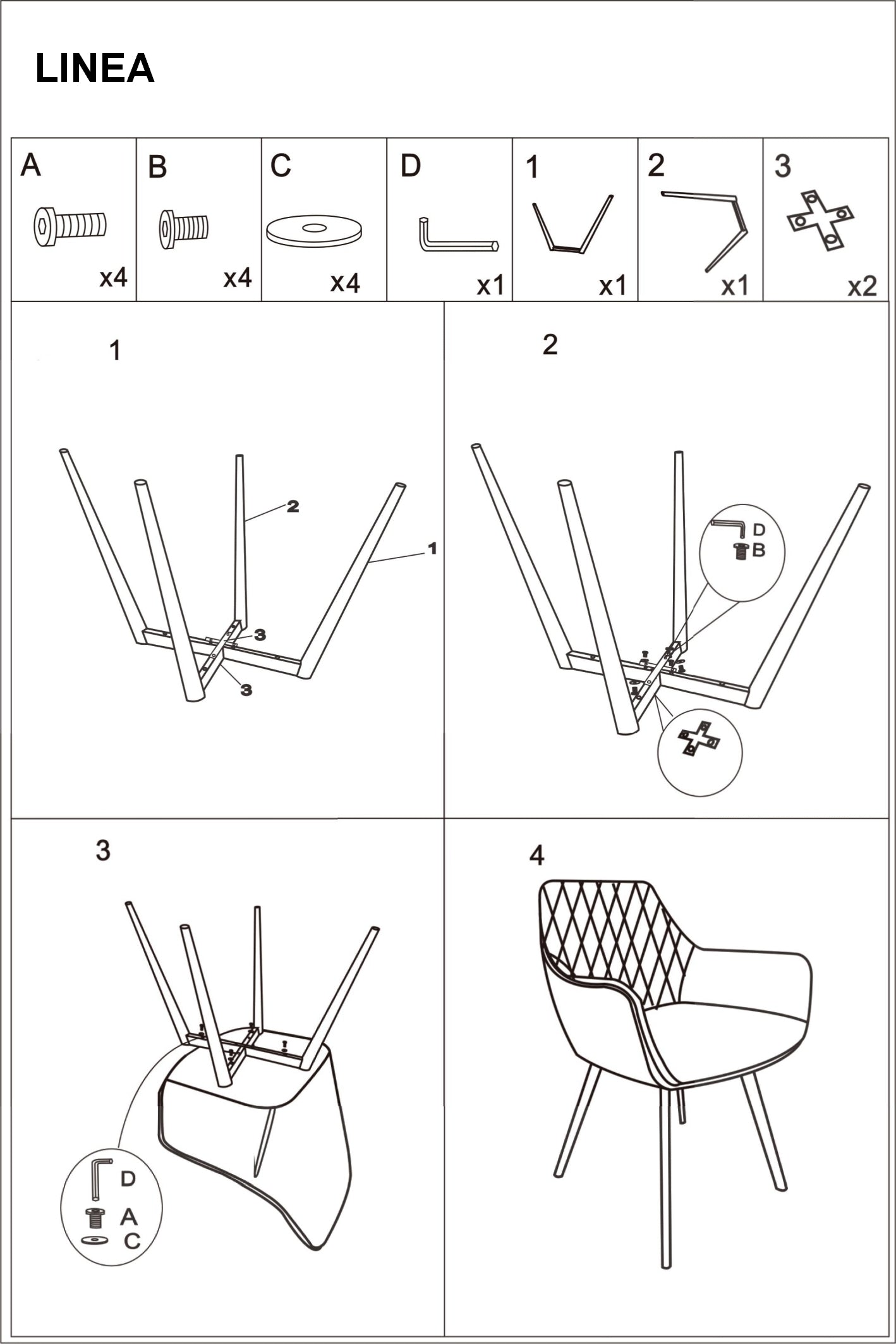 Kitchen Chair Riyadh | size: Width: 59cm, Height: 82cm, Depth: 43cm | color: Blue | image: 8 | variant: 1003651