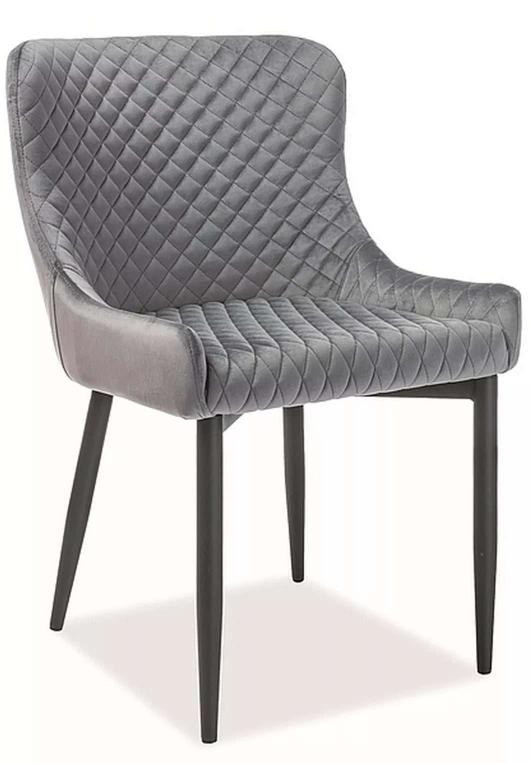 Kitchen Chair Salvador | size: Width: 52cm, Height: 82cm, Depth: 45cm | color: Gray | image: 0 | variant: 1003891