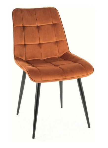 Kitchen Chair Sao Paulo | size: Width: 50cm, Height: 88cm, Depth: 43cm | color: Orange | image: 0 | variant: 1007929