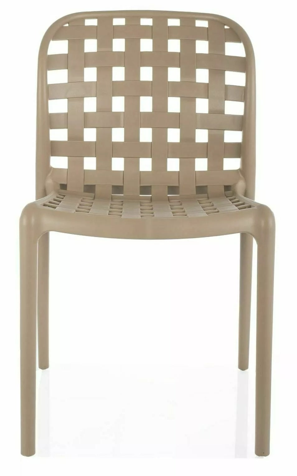 Kitchen Chair Strip | size: Width: 46cm, Height: 83cm, Depth: 42cm | color: Beige | image: 0 | variant: 1003965