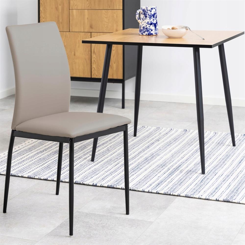 Kitchen Chair Sutton | size: Width: 43.5cm, Height: 92cm, Depth: 53cm | color: Gray | image: 7 | variant: 1000804