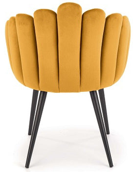 Kitchen Chair Vatican | size: Width: 65cm, Height: 85cm, Depth: 62cm | color: Yellow | image: 5 | variant: 1002658