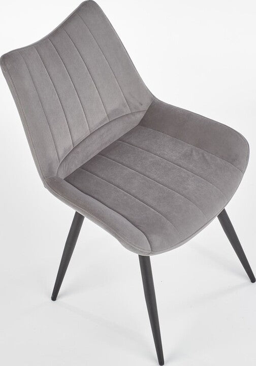 Kitchen Chair Vienna | size: Width: 53cm, Height: 87cm, Depth: 61cm | color: Gray | image: 5 | variant: 1002302